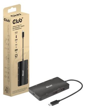 Club 3D Dockingstation - USB-C 3.2 Gen 2 - 2 x DP von LumaTech