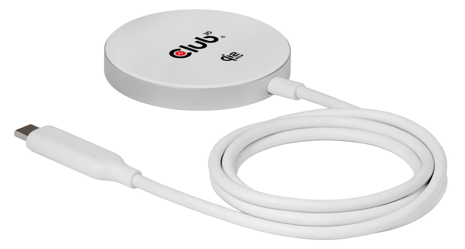 Club 3D Qi2 kabelloses Ladegerät 25 W - WH Qi 2.2*weiss*