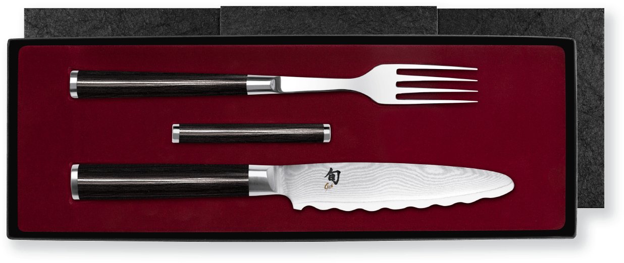 kai europe Shun Classic - Messerkasten/Besteck-Set - Stahl - Holz - Schwarz - Schwarz - Schwarz
