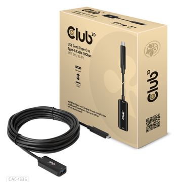 Club 3D USB-Verlängerungskabel - 24 pin USB-C (M) von LumaTech