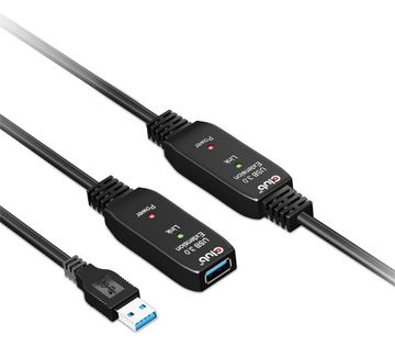 Club 3D USB-Verlängerungskabel - USB Typ A (M) - zu USB Typ A (W) - USB 3.2 Gen 1 - 10 m - aktiv von LumaTech