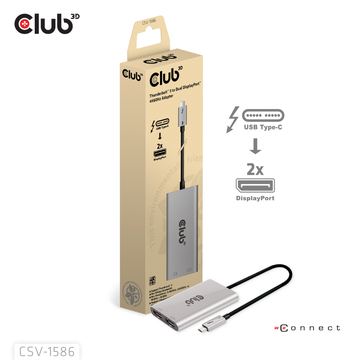 Club 3D Videoadapter - 24 pin USB-C (M) zu DisplayPort (W) von LumaTech