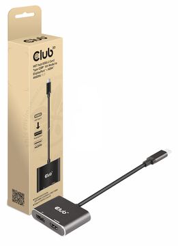 Club 3D Videoadapter - 24 pin USB-C (M) zu HDMI, DisplayPort (W) von LumaTech