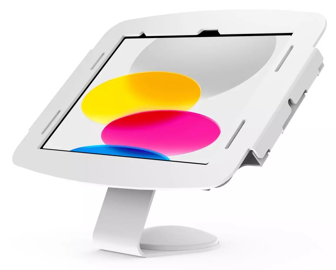 Compulocks iPad 10th-11th (A16) Gen Space Enclosure Core Counter Stand or Wall Mount White