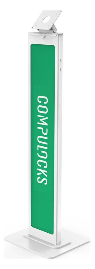 Compulocks VESA Brandable Floor Stand - Aufstellung - für Tablett - Aluminium - weiß - Bodenaufstellung