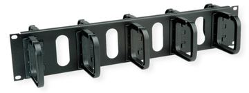 Conteg 19-Kabelführung mit 2x5 Kabelösen - Rack-Zubehör von LumaTech