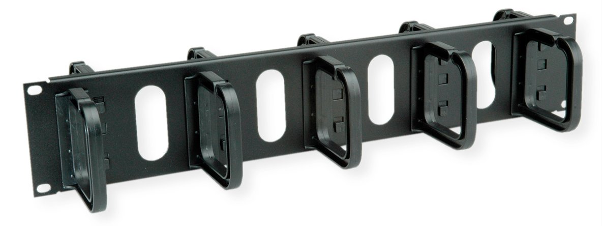 Conteg 19-Kabelführung mit 2x5 Kabelösen - Rack-Zubehör