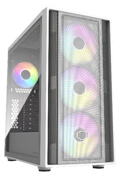 Cooler Master MasterBox 600 - Mid tower - E-ATX - Seitenteil mit Fenster (gehärtetes Glas) - Weiß von LumaTech