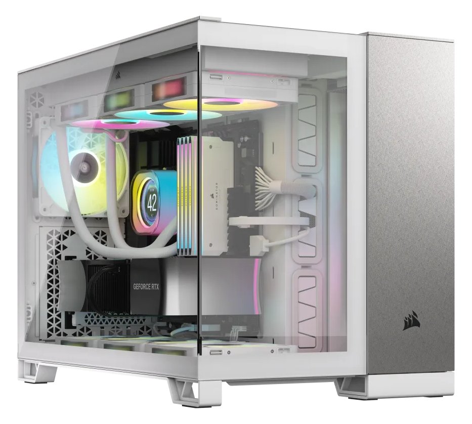 Corsair 2500X - Mid tower - micro ATX - Seitenteil mit Fenster (gehärtetes Glas)