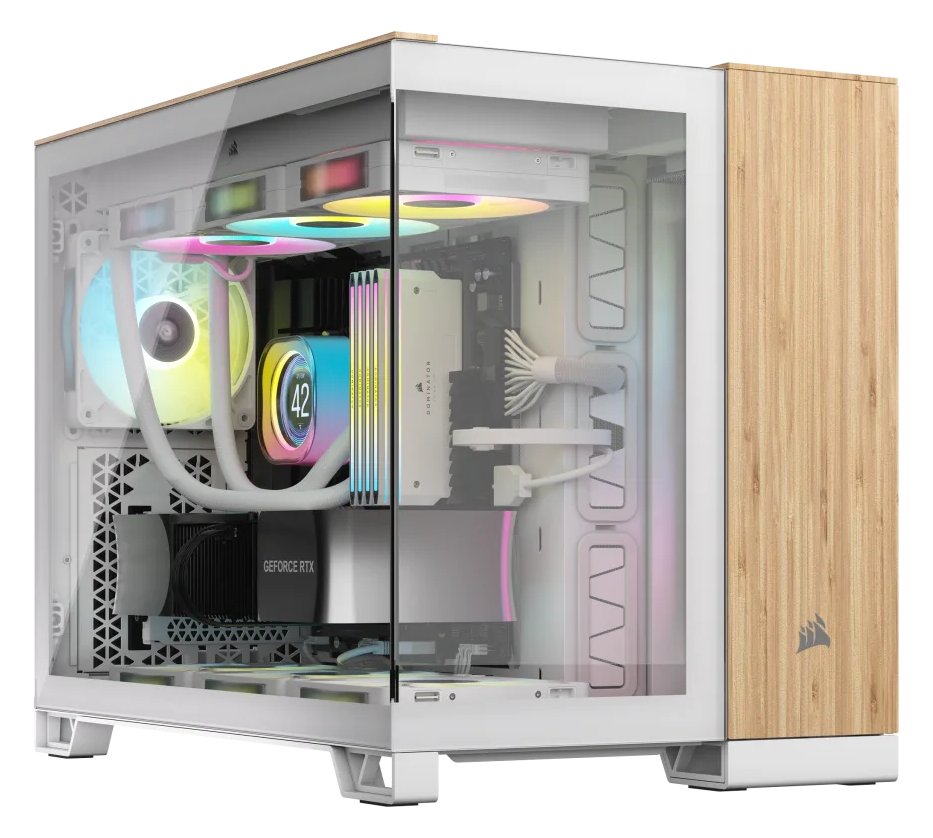 Corsair 2500X - Mid tower - micro ATX - Seitenteil mit Fenster (gehärtetes Glas)