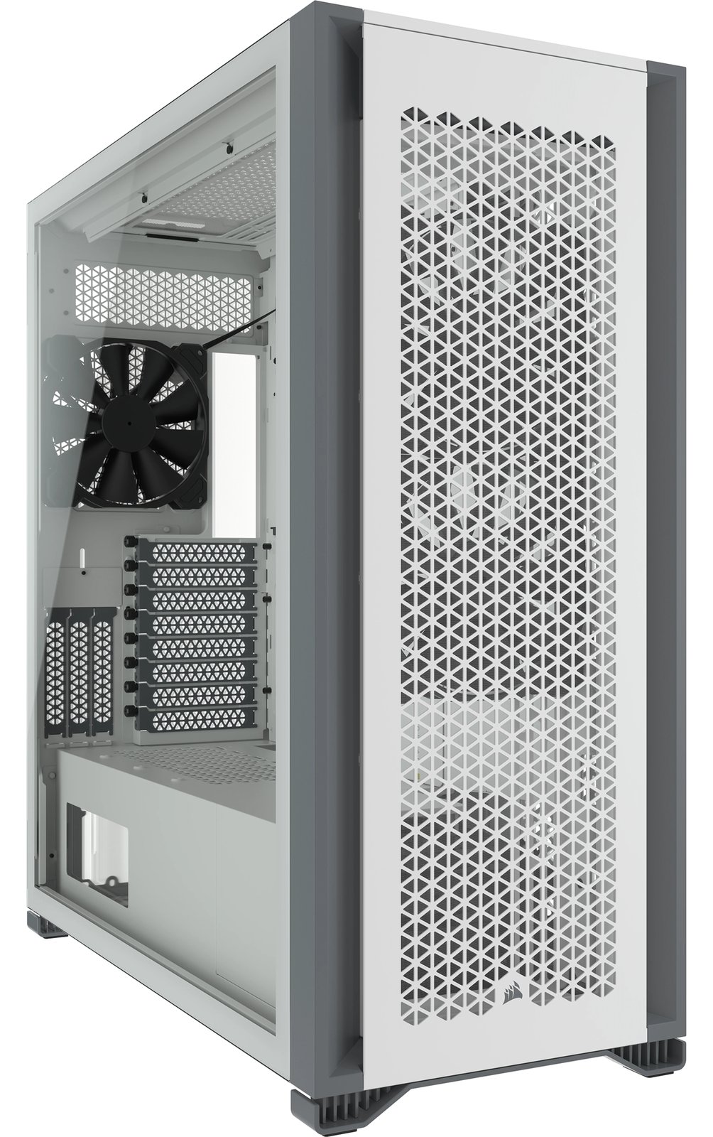 Corsair 7000D AIRFLOW - FT - E-ATX - Seitenteil mit Fenster (gehärtetes Glas) - Weiß