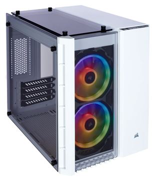 Corsair Crystal Series 280X RGB - Tower - micro ATX - Seitenteil mit Fenster (gehärtetes Glas) von LumaTech