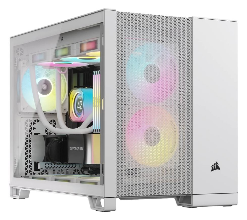 Corsair Geh Midi 2500D Airflow Tempered Glass White