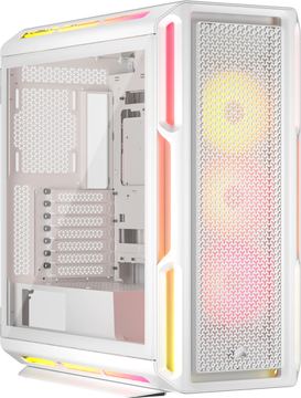 Corsair iCUE LINK 5000T LX RGB - Mid tower Gaming - E-ATX - Seitenteil mit Fenster (gehärtetes Glas) - Weiß von LumaTech