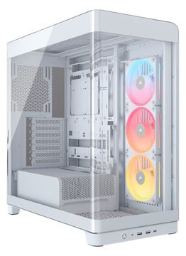 Corsair iCUE LINK FRAME 4500X LX-R RGB - Mid tower - E-ATX - Seitenteil mit Fenster (gehärtetes Glas) - Weiß von LumaTech