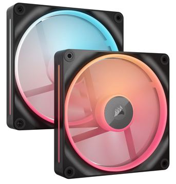 Corsair iCUE LINK LX140-R RGB PWM Reverse schwarz 2er Pack 140 mm von LumaTech