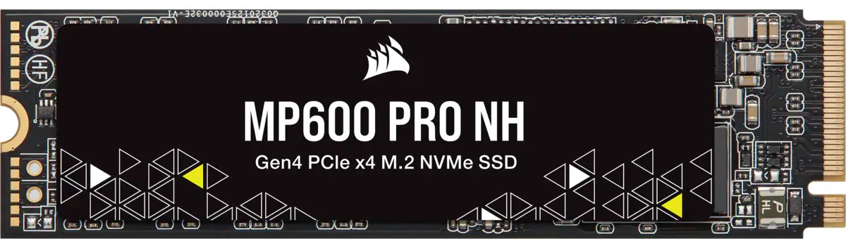 Corsair MP600 PRO NH - SSD - verschlüsselt - 4 TB - intern - M.2 2280 - PCIe 4.0 x4 (NVMe)