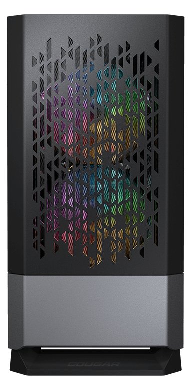 Cougar Gehäuse Mini-Tower MG140 Air ARGB Schwarz - Midi/Minitower - ATX