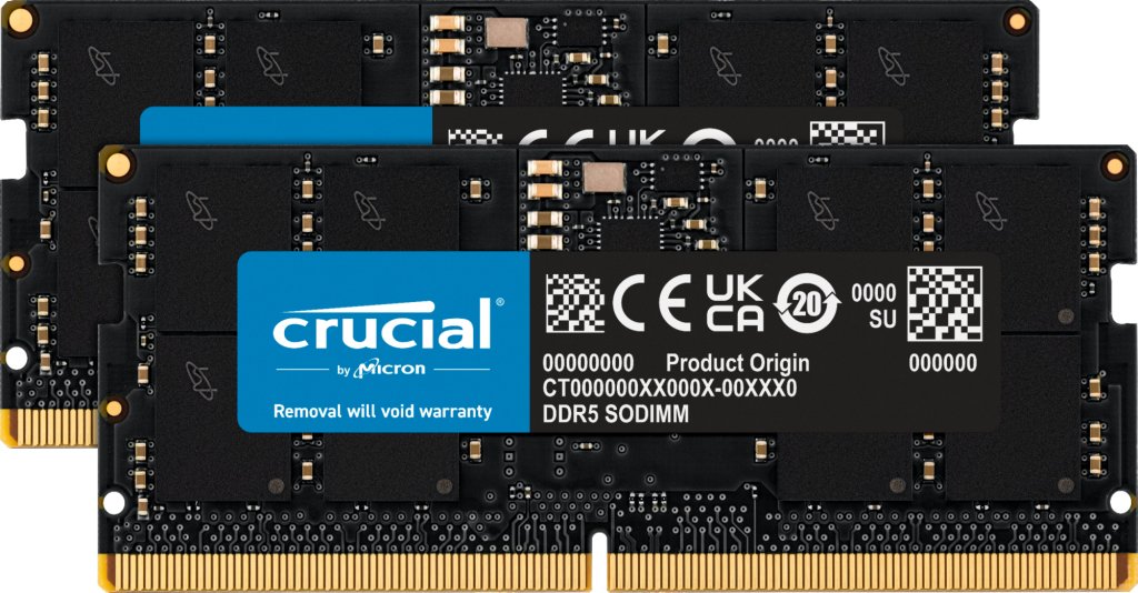 Crucial DDR5 - Kit - 32 GB: 2 x 16 GB - SO DIMM 262-PIN