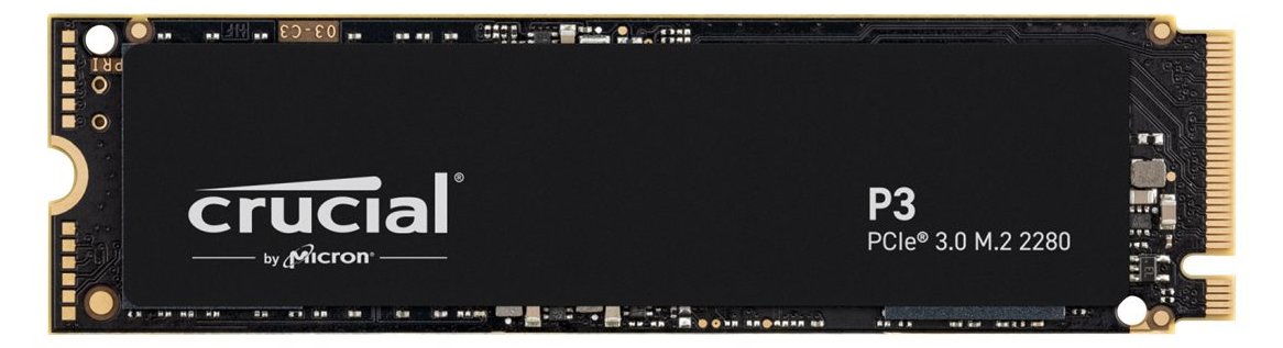 Crucial P3 - SSD - 1 TB - intern - M.2 2280 - PCIe 3.0 (NVMe)