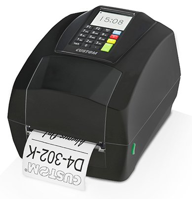 Custom D4 302-K - Direkt Wärme/Wärmeübertragung - POS-Drucker - 203 x 203 DPI - 5 ips - 12,7 cm - 10,4 cm