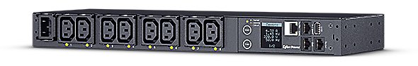 CyberPower Systems CyberPower PDU81004 - Messgerät - Überwacht - Geändert - 1U - Schwarz - LCD - 8 AC-Ausgänge