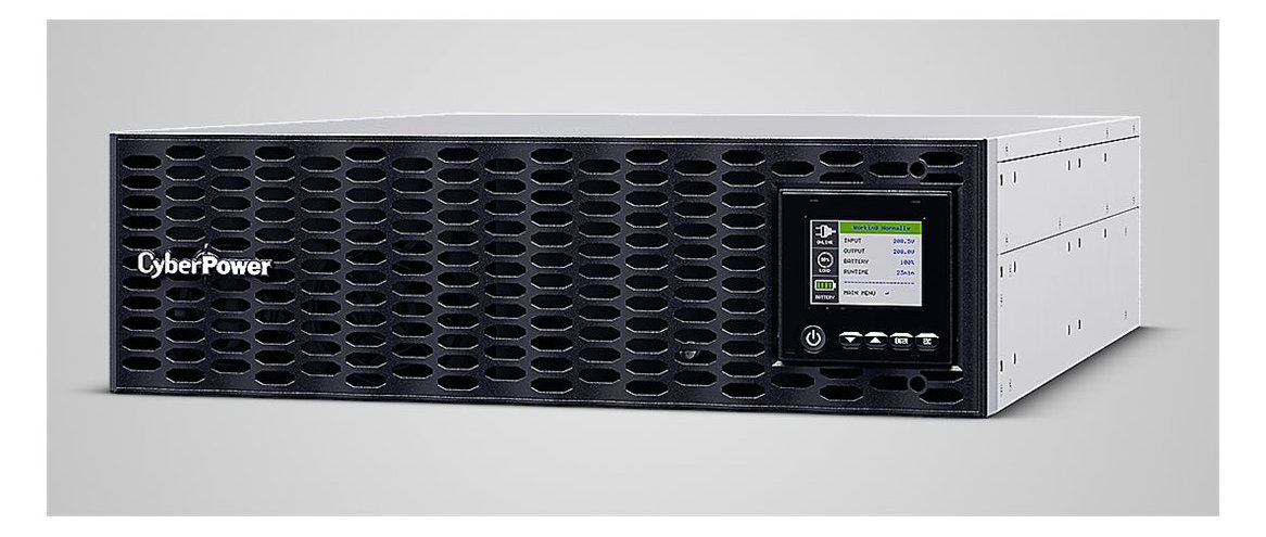 CyberPower Systems USV OL Tower/19-Serie 6000VA/6000W 3HE On-Line LCD USB/RS232 ext. Runtime - (Offline-) USV - 19