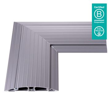 Dataflex Kabel-Floor-Guard - Silber - Addit Kabelschutz - Eckverbindung 482 von LumaTech