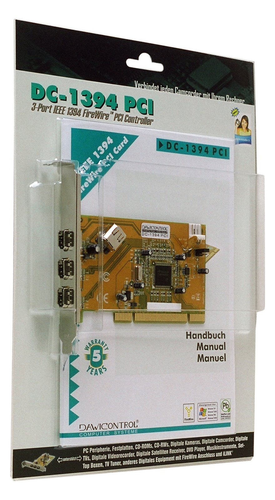 Dawicontrol DC-1394 PCI - Videoaufnahmeadapter