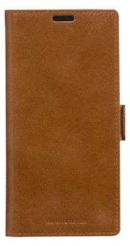 dbramante1928 Copenhagen - Flip-Hülle für Mobiltelefon - genarbtes Leder - Hellbraun - für Samsung Galaxy S24 Ultra von LumaTech