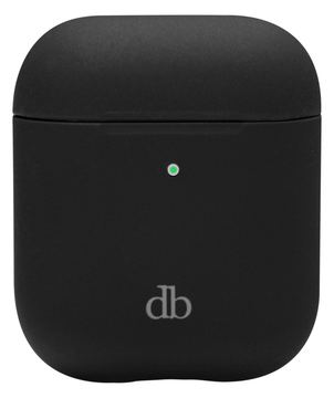 dbramante1928 Costa Rica - Gehäuseabdeckung für Apple AirPods (2. Generation) Earbud-Ladegehäuse - Night Black von LumaTech