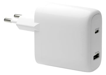 dbramante1928 re-charge - Netzteil - 65 Watt - 2 Ausgabeanschlussstellen (24 pin USB-C, USB) von LumaTech