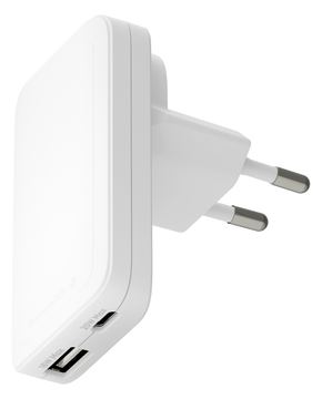 dbramante1928 re-charge Pro - Netzteil - dünn - 20 Watt - 2 Ausgabeanschlussstellen (24 pin USB-C, USB) von LumaTech