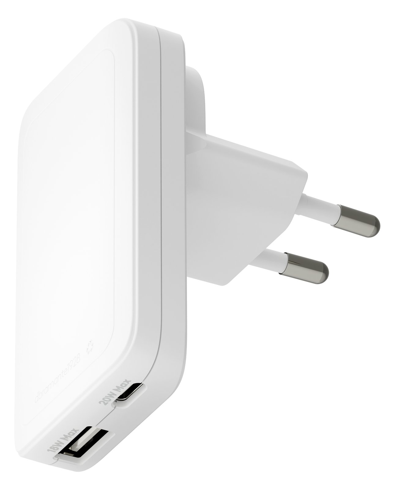 dbramante1928 re-charge Pro - Netzteil - dünn - 20 Watt - 2 Ausgabeanschlussstellen (24 pin USB-C, USB)