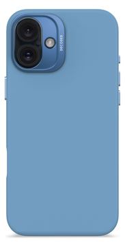 Decoded AntiMicrobial Silicone Backc. iPhone 16 Plus Light Blue von LumaTech
