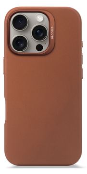 Decoded Leather Backcover iPhone 16 Pro Tan von LumaTech