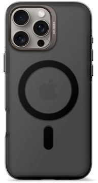 Decoded Recycled Plastic Backc. iPhone 16 Pro Max Transp. Black von LumaTech
