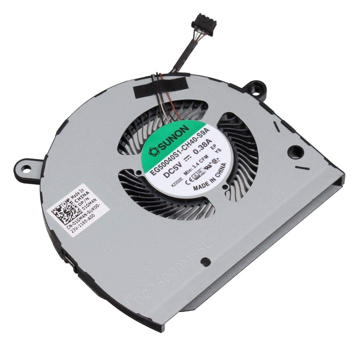Dell 01GM4N Lüfter CPU/UMA Original
