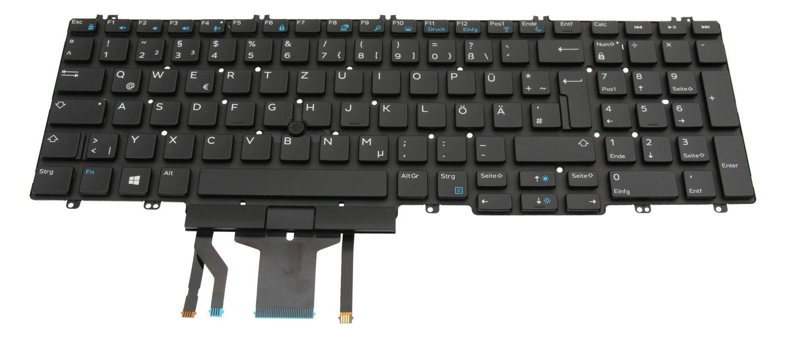 Dell 107-Key Backlit Keyboard for Systems 107KS - Tastatur - TL: Deutsch, QWERTZ