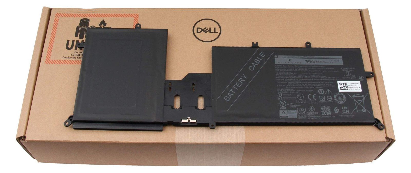 Dell Battery 76WHR 6 Cell Lithium Ion - Batterie - 6.334 mAh
