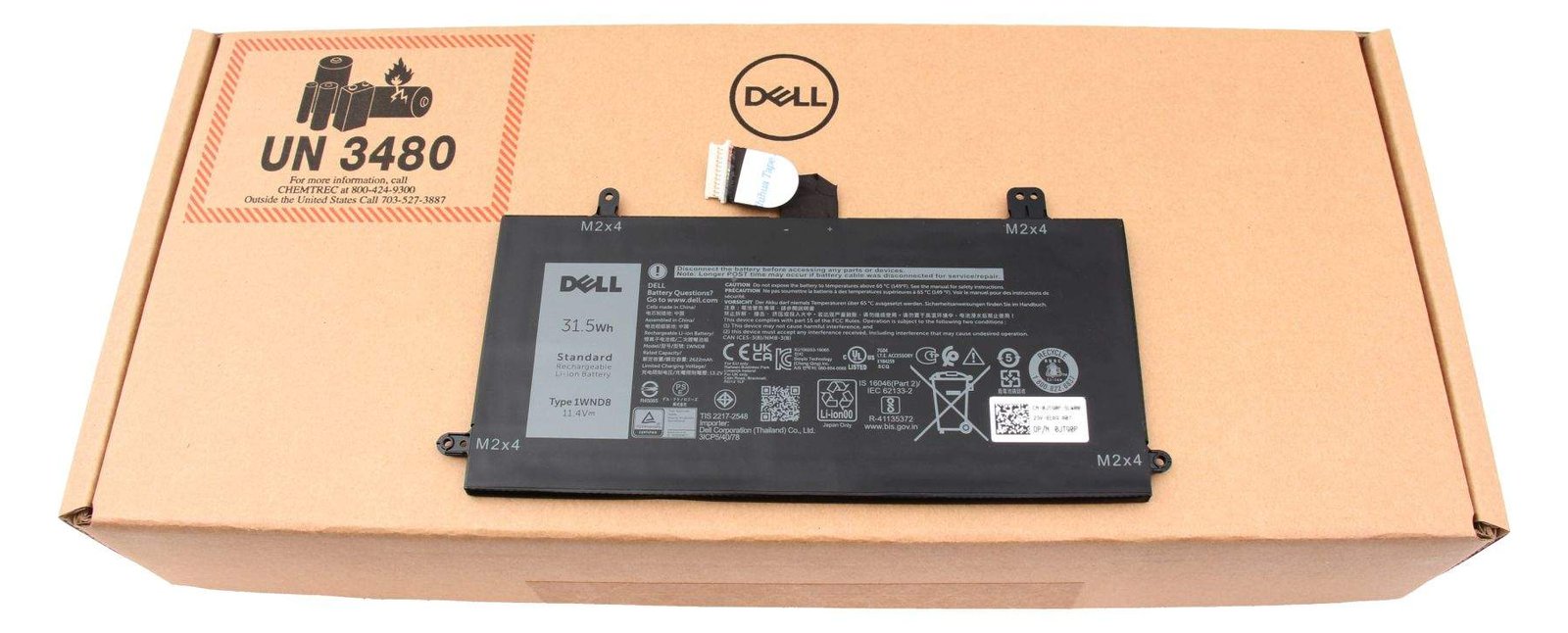 Dell Battery PRI 31.5WHR 3C LITH SMP - Akku - 2.622 mAh