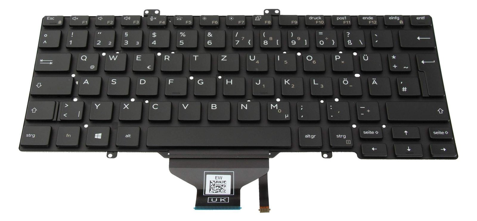 Dell DE Keyboard 82 Keys Backlit VWKCT - Tastatur - TL: Deutsch, QWERTZ