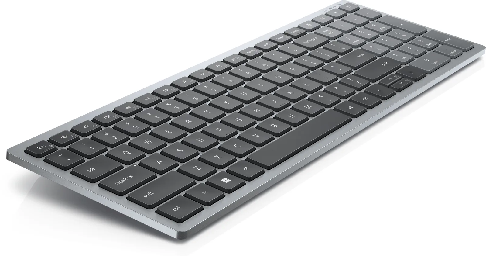 Dell KB740 - Tastatur - kompakt, mehrere Geräte - TL: Nordisch, QWERTY, Ansicht 3