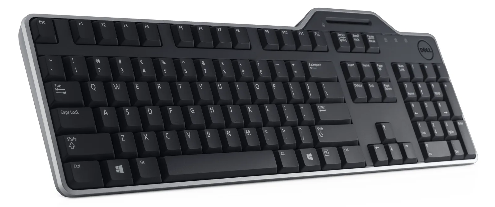 Dell KB813 Smartcard - Tastatur - USB - TL: US, QWERTY, Ansicht 2