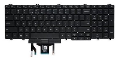 Dell Notebook-Ersatztastatur und Zifferntastatur - TL: UK, QWERTY