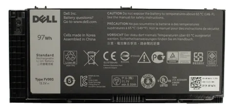 Dell Primary Battery - Laptop-Batterie - Lithium-Ionen, Ansicht 3