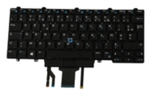Dell W93F7 - Tastatur - Französisch - Tastatur mit Hintergrundbeleuchtung - DELL - Latitude E5450 - E7450 von LumaTech