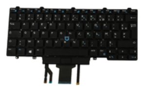 Dell W93F7 - Tastatur - Französisch - Tastatur mit Hintergrundbeleuchtung - DELL - Latitude E5450 - E7450