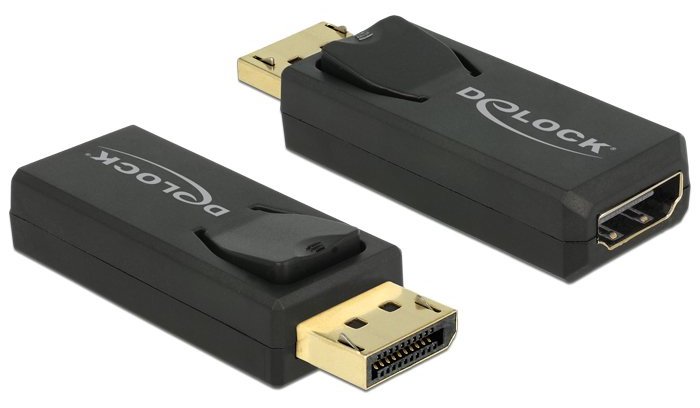 Delock 4K Passive - Video- / Audio-Adapter - DisplayPort (M)