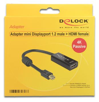 Delock 4K Passive - Videoanschluß - Mini DisplayPort (M) von LumaTech